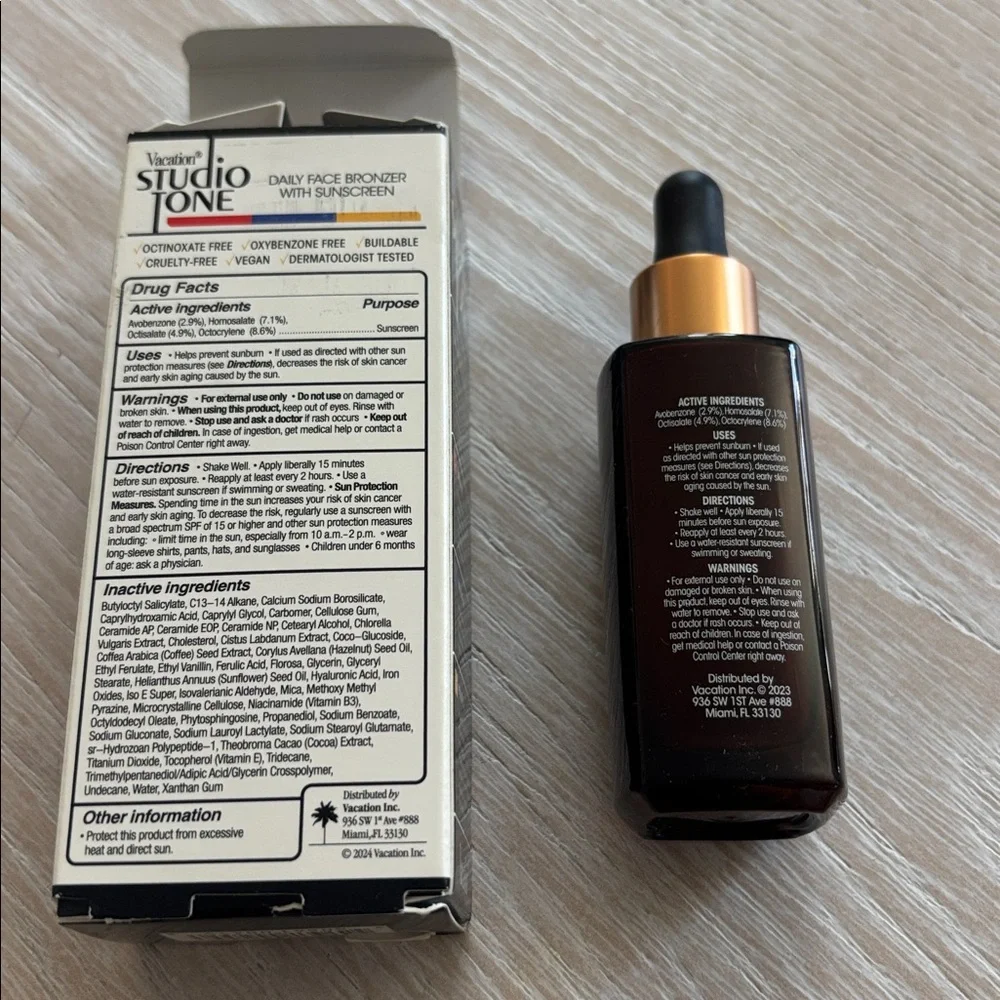 Vacation Studio Tone SPF 50 Sunscreen